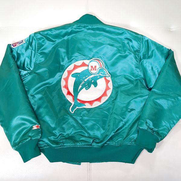 Miami Dolphins Starter ジャケット L STARTER（スターター） USA製 ドルフィンズ スタジャン L ビッグ