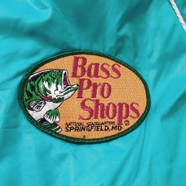 USA製 バスプロショップス スタジャン M ナイロンジャケット ワッペン  