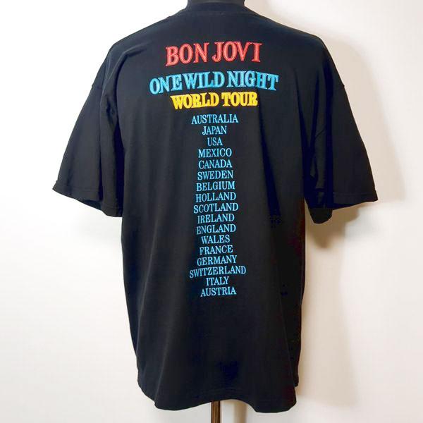 ボンジョヴィ スクリーンスターズ ツアーTシャツ L ダガー＆ハート BON