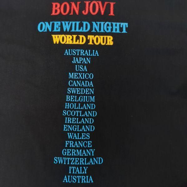ボンジョヴィ スクリーンスターズ ツアーTシャツ L ダガー＆ハート BON