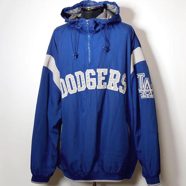 ドジャース アノラックパーカー プルオーバー ハーフジップ ナイロンジャケット ドジャース アノラックパーカー プルオーバージャケット ハーフ