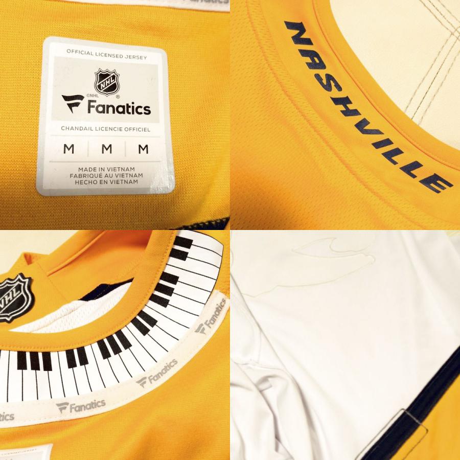 プレデターズ ファナティクス レプリカユニフォーム M アウェイ NHL Fanatics（ファナティクス） プレデターズ レプリカユニフォーム M