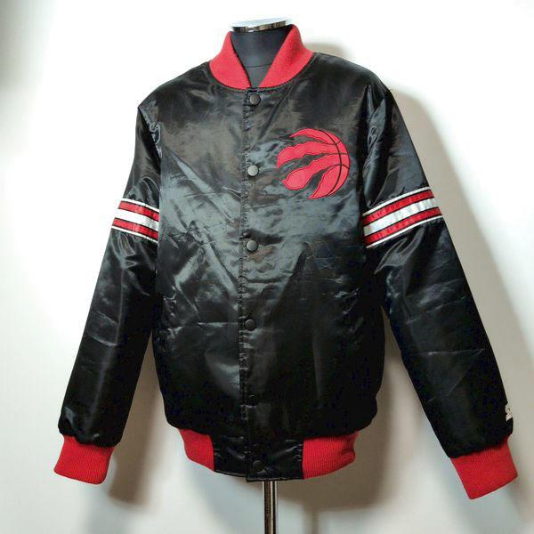 スターター NBA トロント ラプターズ ナイロンジャケット スタジャン L