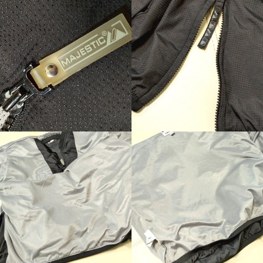 ホワイトソックス マジェスティック ハーフジップ ジャケット M プルオーバー MAJESTIC（マジェスティック） ホワイトソックス ハーフジップ