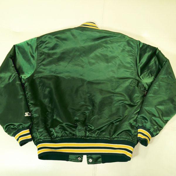 90s USA製 ７０周年モデル ＭＬＢ アスレチックス スタジャン 希少 Ｍ STARTER（スターター） USA製 アスレチックス スタジャン L 90s