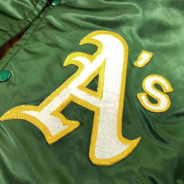 STARTER（スターター） USA製 アスレチックス スタジャン L 90s