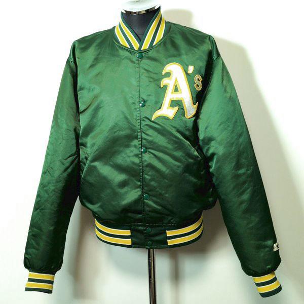 STARTER（スターター） USA製 アスレチックス スタジャン L 90s