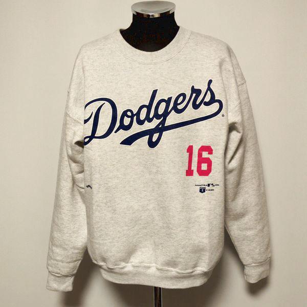 野茂英雄　 ドジャース　 USA製 ヴィンテージ スウェット USA製 野茂英雄 ドジャース スウェット M トレーナー ナツメグミルズ