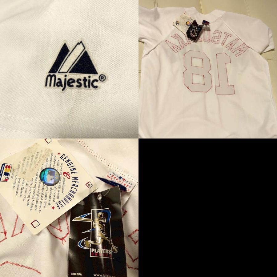 MAJESTIC（マジェスティック） タグ付き USA製 松坂大輔 レッド