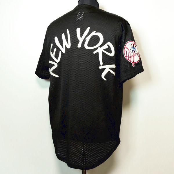 Majestic NEW YORK ベースボールシャツ Mサイズ 新庄 MAJESTIC（マジェスティック） ヤンキース ベースボールシャツ M
