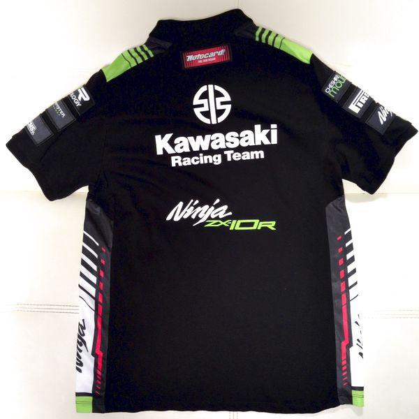 カワサキレーシング ポロシャツ L ワッペン 2022 Kawasaki Racing Team