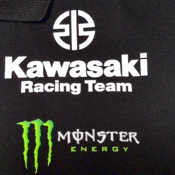 カワサキレーシング ポロシャツ L ワッペン 2022 Kawasaki Racing Team