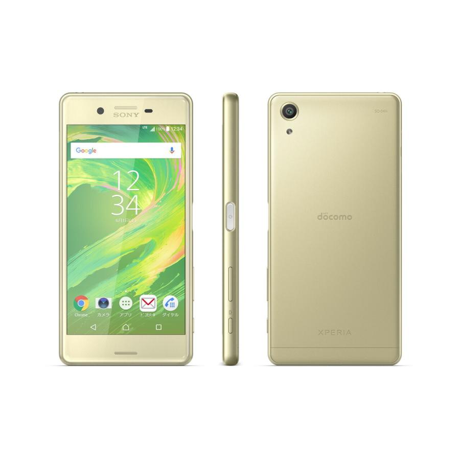 Docomo Xperia X Performance So 04h ライムゴールド 本体 Cランク スマホ 中古 送料無料 当社