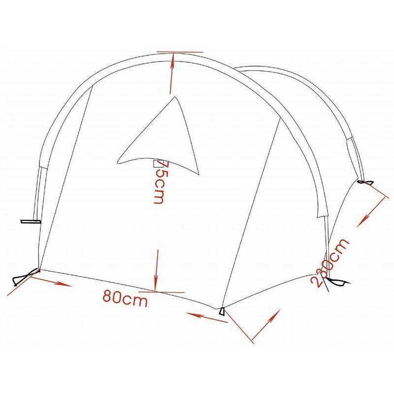 MFH テント 1人用 ARBER アルミフレーム 蚊帳付き - BW FLECKTARN Camo迷彩 テント 1人用 ARBER アルミフレーム 蚊帳付き BW FLECKTARN Camo迷彩 cm