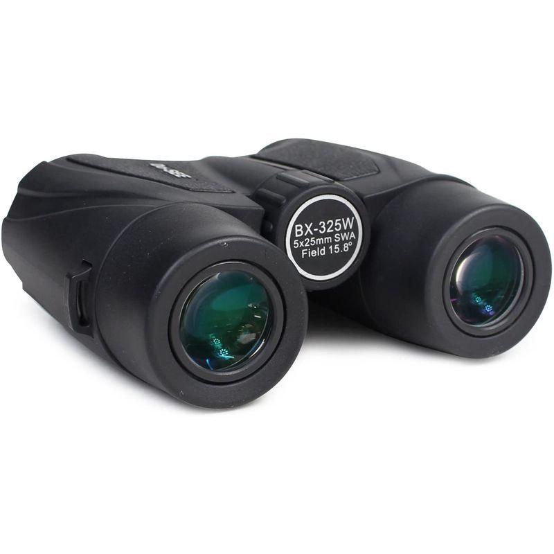 【公式】 MIZAR 双眼鏡 5倍 25mm 口径 ダハプリズム式 広視界 ブラック SW-550 【O1599787835】(9356円)