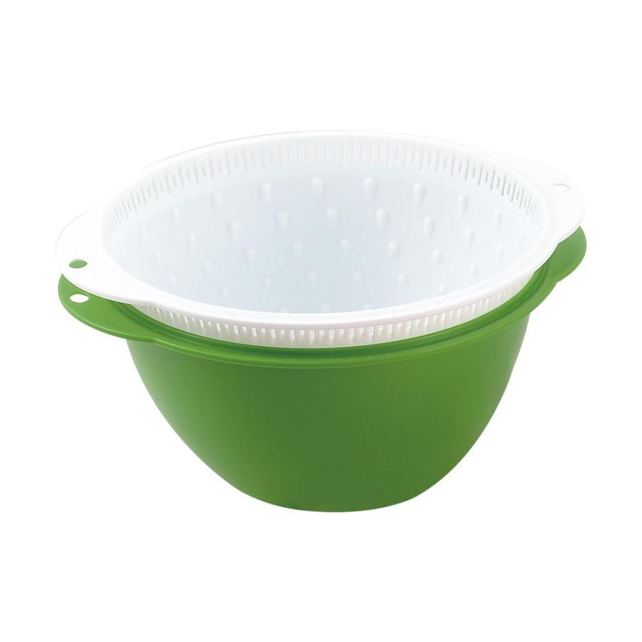 調理器具 ボウル キッチン野菜洗浄ザル ボールセット スッキリ 小 W 03 グリーン 同梱 代引き不可 Ab Rarihima Shop 通販 Yahoo ショッピング