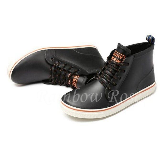 レインシューズ 22新発 メンズ スニーカー カジュアル おしゃれ 雨靴 防水 長靴 レインブーツ ショート 軽量 スリッポン