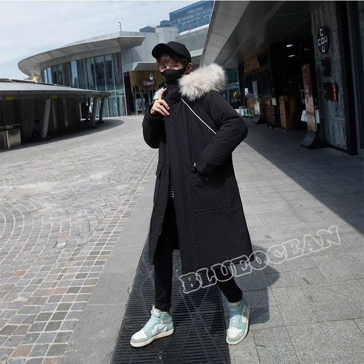 大特価 ロング丈 アウター コート 冬服 大人 ダウンジャケット メンズ服 ダウンコート 送料無料 メンズ ダウンコート 防寒 大きいサイズ ファッション 帽子付き コート アウター