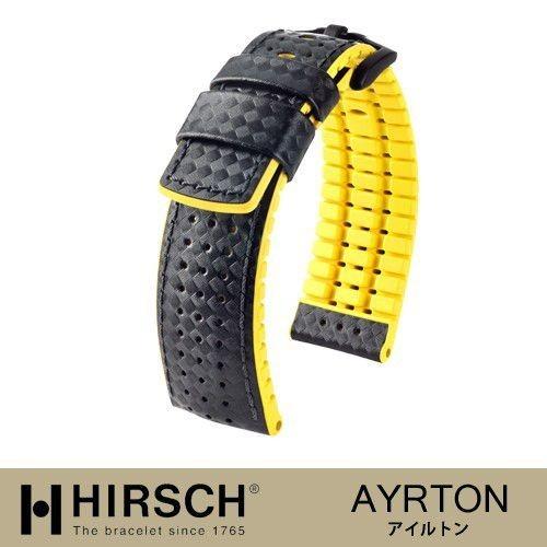 Hirsch ジェニュインクロコ 時計ベルト 18mm ヒルシュ＞/アイルトン