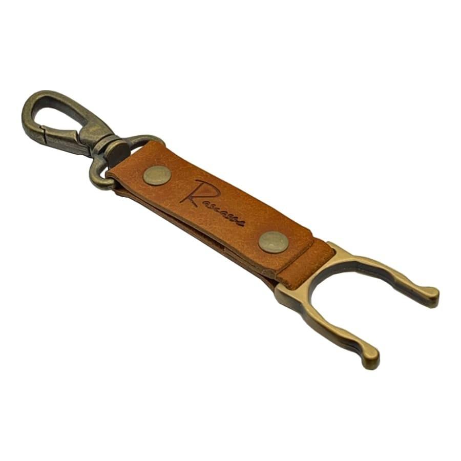 Rascasse ラスカス Horn Holder ホーンホルダー ペットボトルホルダー ボトルホルダー アウトドア キャンプ 釣り 登山 フェス 用品 道具 革 レザー コニャック Rhh 1 Rascastore 通販 Yahoo ショッピング