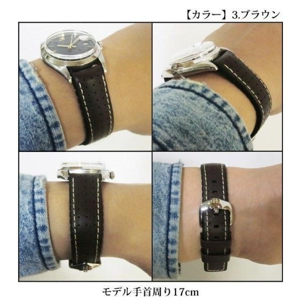 レザーベルト 24mm クロコダイル型押し ヌバック パネライ ヒルシュ