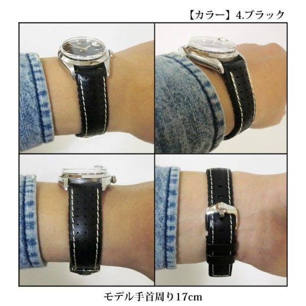 ＜ヒルシュ＞タイガー/IWC/ビッグ インヂュニア/アクアタイマー/時計革ベルト/バンド/18mm/19mm/20mm/21mm/22mm/24mm/｜rascastore｜04