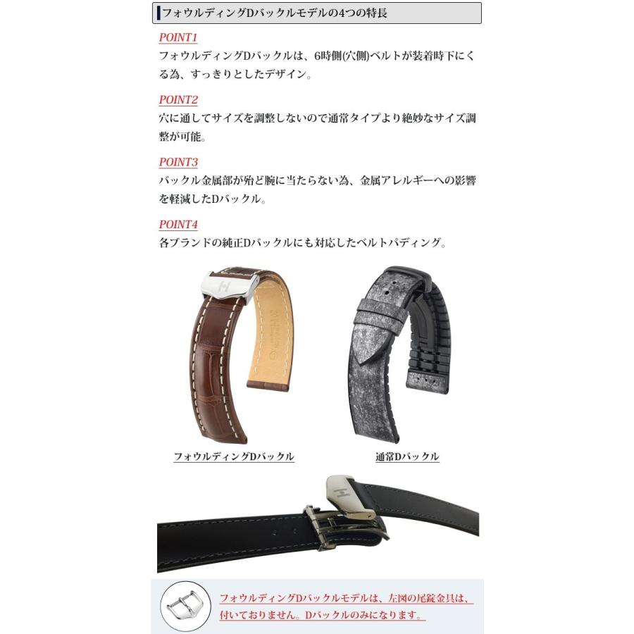 22㎜　仮付けのみ　ヒルシュ　アリゲーター　オーダー　ストラップ　ベルト 22㎜仮付けのみヒルシュアリゲーターオーダーストラップベルト