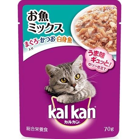 カルカン パウチ 1歳から お魚ミックス まぐろ・かつお・白身魚