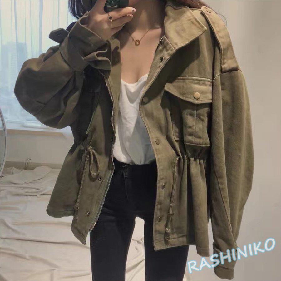 最大94 Offクーポン モッズコート レディース ショート丈 ミリタリージャケット ルーズ カジュアル ドロップショルダー 秋冬 Good Clothes