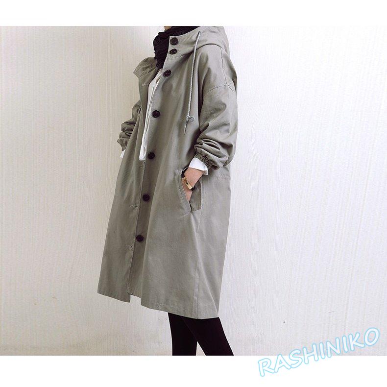 全日本送料無料 モッズコート レディース ロングコート パーカー フード スタンドカラー 薄手 ライト シンプル 秋冬 Good Clothes モッズ ミリタリーコート サイズ 色 Mブラック Www Oroagri Eu