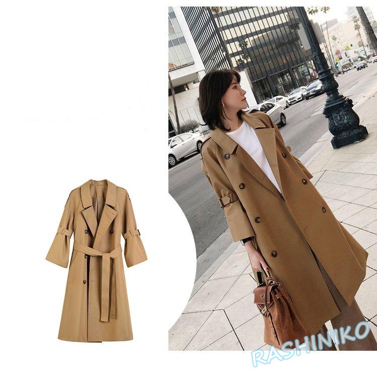 ランキング受賞 春アウター レディース トレンチコート ロング ベージュ シンプル きれいめ フェミニン 可愛い 春秋 Good Clothes 国産 Www Ftigroupe Com