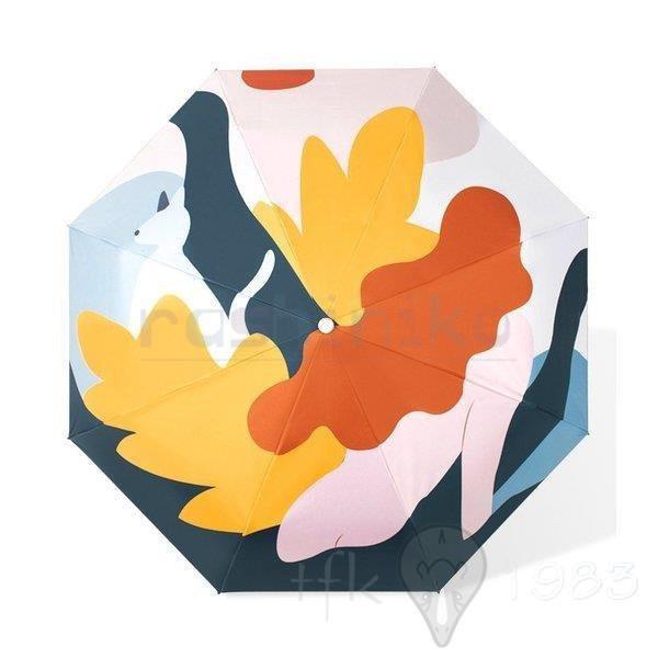 傘 レディース 可愛い 晴雨兼用 耐風 折りたたみ傘 折り畳み傘 ジャンプ おしゃれ 軽量 アニマル柄 動物 絵画風 イラスト風 人魚 女性 エレガント お得な特別割引価格