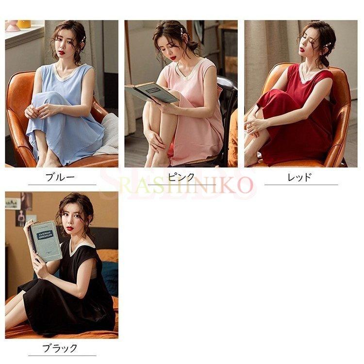 税込 パジャマ レディース 春夏パジャマ ワンピース ロングネグリジェ ノースリープ 綿 可愛い ルームウェア 寝巻き 部屋着 ネグリジェ 安い 大きいサイズ Praxisfrauendorf De