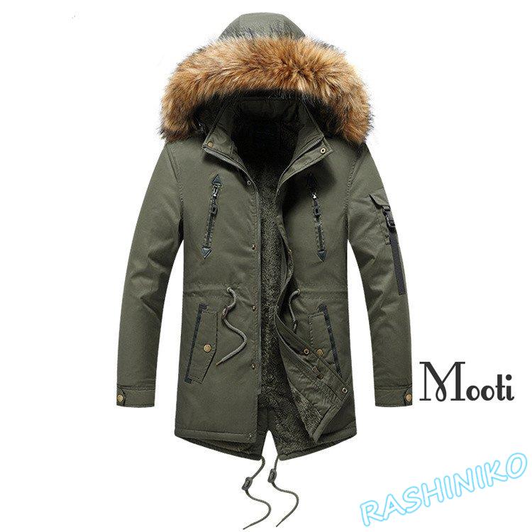 種類豊富な品揃え B 3 アウター メンズ ミリタリージャケット アウトドア 厚手ジャケット 秋冬 裏起毛 ボアブルゾン ジャケット モッズ ミリタリージャケット Option 2 黒 Acte Paris Org