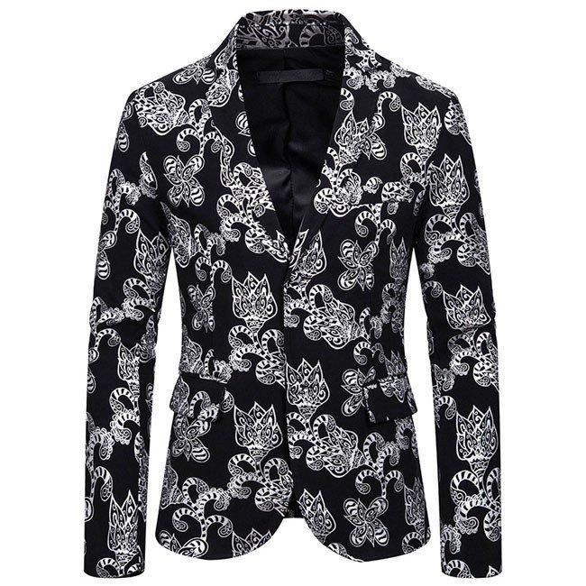 驚きの価格 ジャケット テーラードジャケット メンズ 長袖 花柄 ブレザー ジャケット カ テーラードジャケット メンズ 長袖 花柄 ブレザー ジャケット カジュアルジャケット 花柄 カジュアル ブレザー テーラード 秋冬 2色 Www Threeriversofs Com