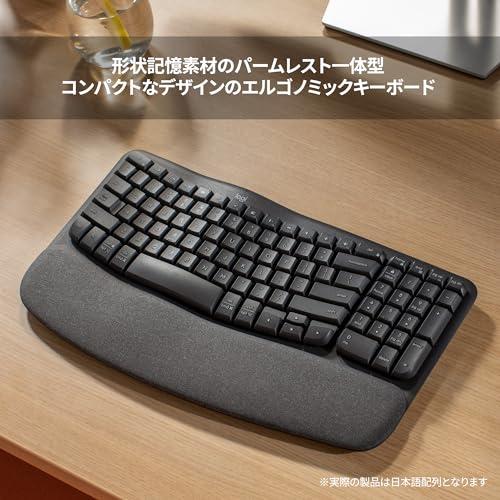 ロジクール WAVE KEYS K820 疲れにくい エルゴノミックキーボード Bluetooth Logi Bolt 日本語配列ワイヤレスキーボード｜raspberry-market｜02