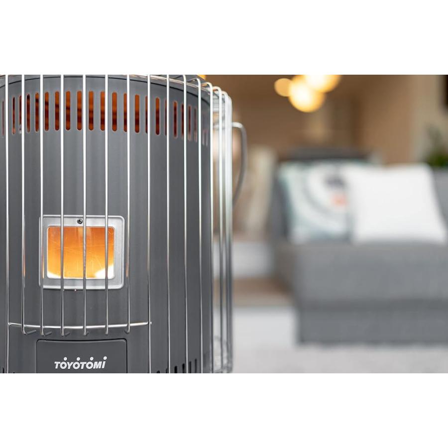 トヨトミ】 対流形 石油ストーブ KS-67H(H) グレー 日本製