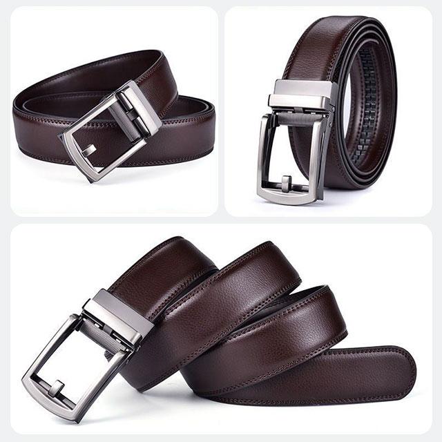 ベルト メンズ 本革 穴なし オートロック式 レザー カジュアル 無段階 穴なし 穴無し 大きいサイズ 紳士 ロング レザー ベルト 革 父 夫 プレゼント 社会人 学生 |  | 15
