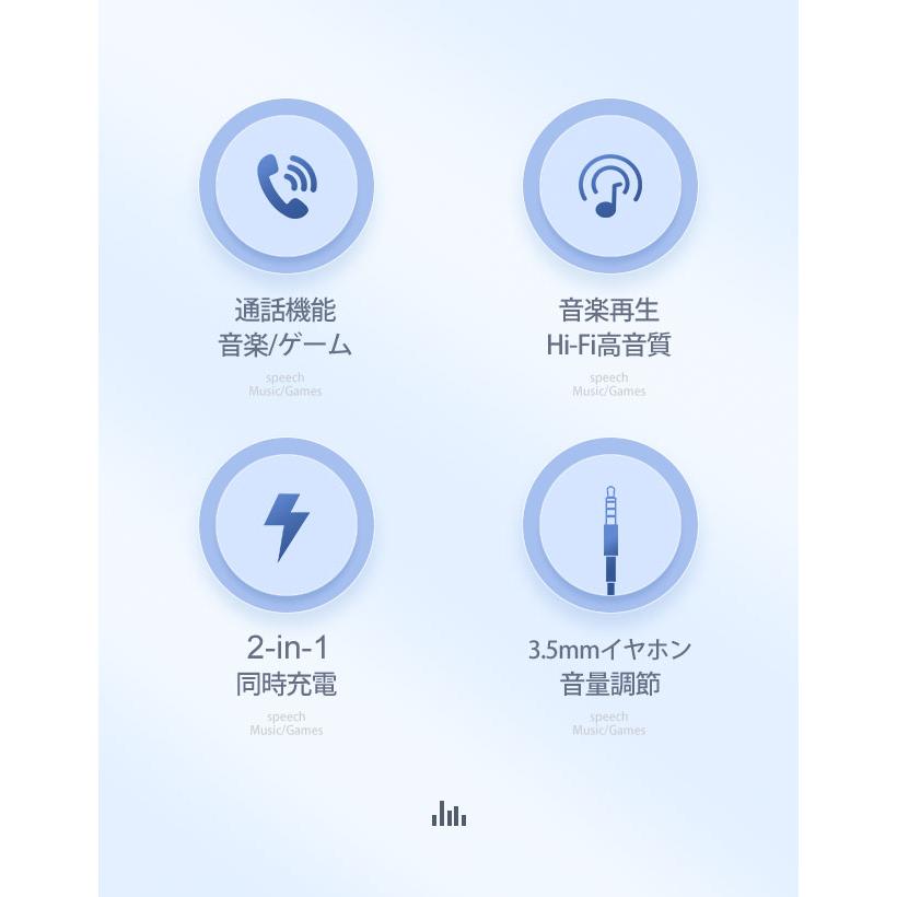 iPhone 変換アダプター 2in1 イヤホン 3.5mm イヤホンジャック 変換 + 充電 iPhone/iPad接続 変換ケーブル イヤホン変換 音量調整 充電機 |  | 02