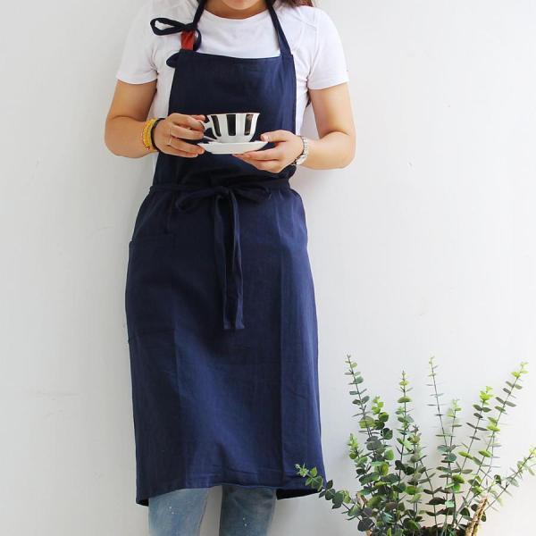 エプロン おしゃれ 保育士 かわいい ワンピース 大きいサイズ 北欧 カフェ 保育士 ワンピース メンズ リネン かわいい 大きいサイズ エプロン | ブランド登録なし | 05