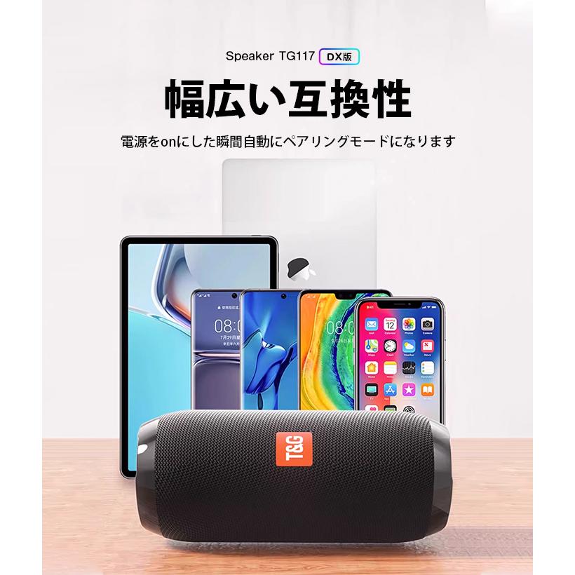 スピーカー Bluetooth 5.0 ポータブルスピーカー ワイヤレススピーカー