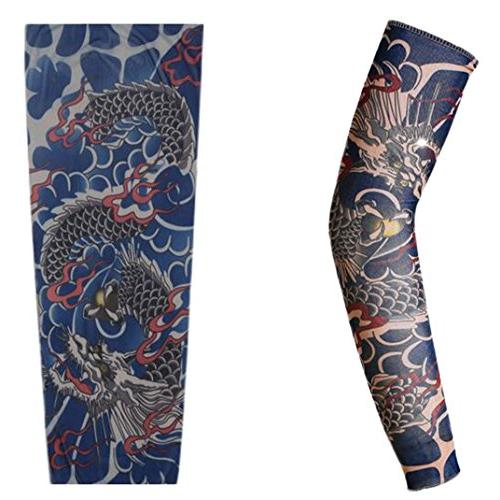 く福 Uv 腕カバー アームカバータトゥースリーブ 入れ墨 刺青 運動風 Uv 日焼け防止男女兼用 フリーサイズ パターン 8 Raspberry Rose 通販 Yahoo ショッピング