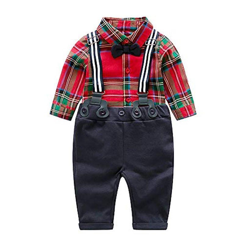 赤ちゃん ようふく 男の子 結婚式 フォーマル 洋装 入園式 セレモニースーツ お宮参り レッド 6 9ヶ月 ベビー キッズ マタニティ