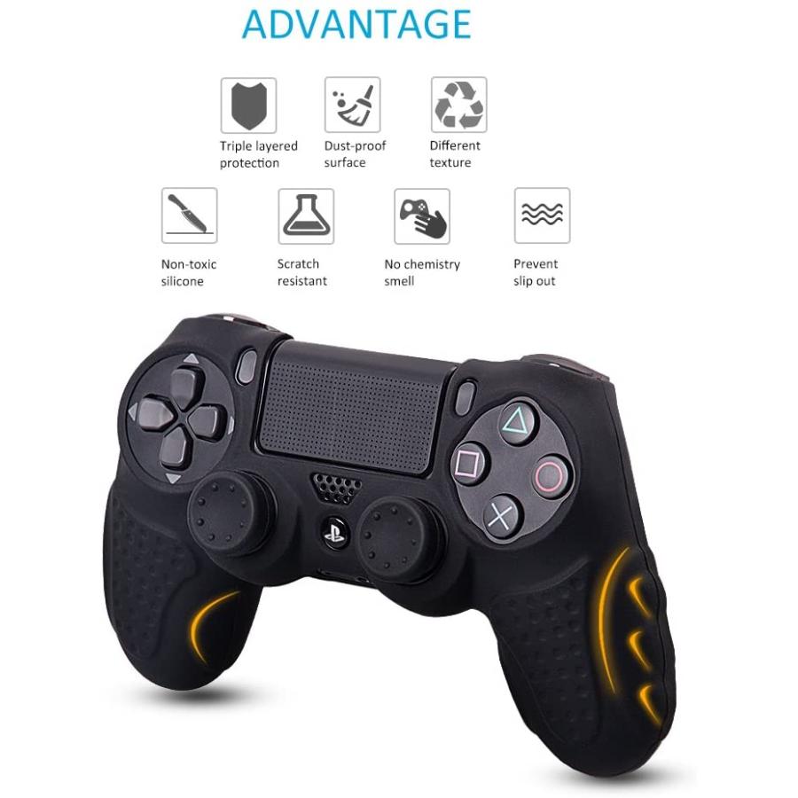 Sale 65 Off Ps4 コントローラー カバー シリコン素材 ソフト スキンケース Chinfai プレイステーション4 コントローラー対応 保護カバー 耐 Www Yaslimo Ae