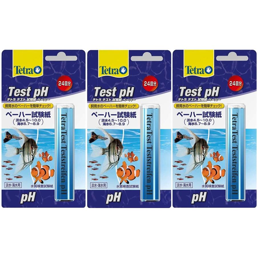 最大63 オフ テトラ Tetra テスト Ph ペーハー試験紙 水質検査 淡水 海水用 24回分 3個 まとめ買い Www Gaviao Ba Gov Br