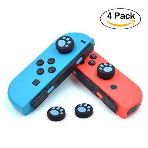 Nintendo Switch Pro 正規激安 Joy-Con カバー 4点セット スイッチ 品質満点 アナログスティック iitrust コントロー