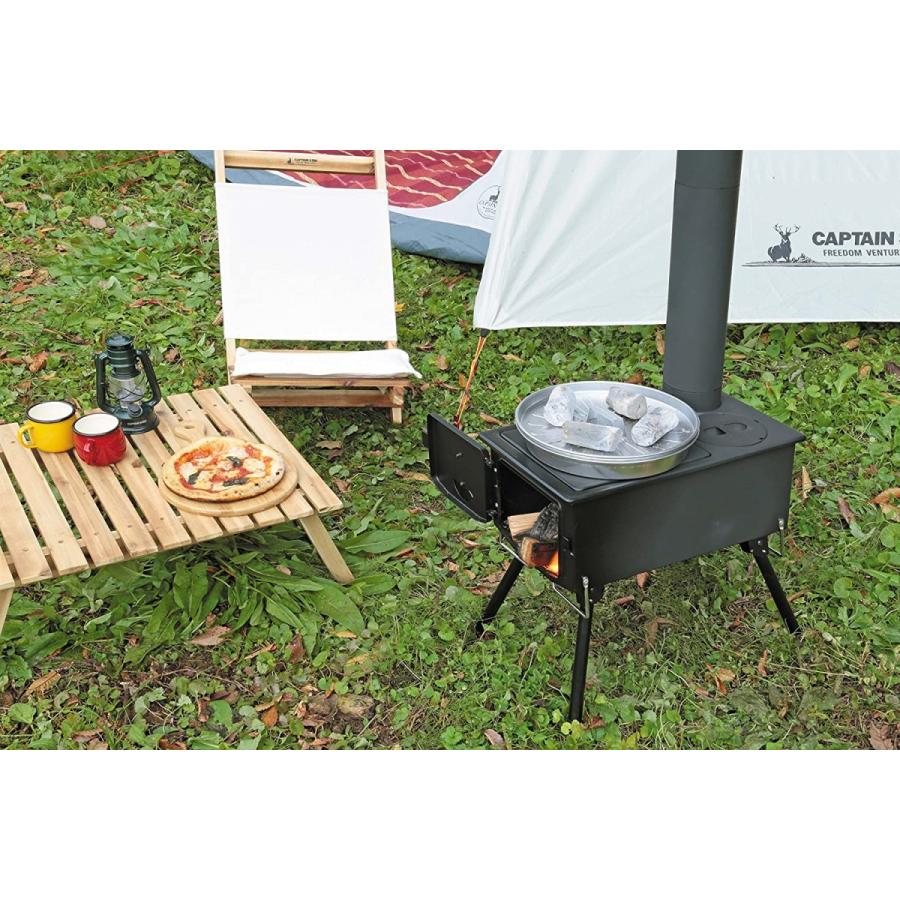 キャプテンスタッグ(CAPTAIN STAG) ストーブ BBQ KAMADO かまど 煙突 角型ストーブ UG-51 キャプテンスタッグ CAPTAIN STAG ストーブ BBQ KAMADO かまど 煙突 角型ストーブ UG