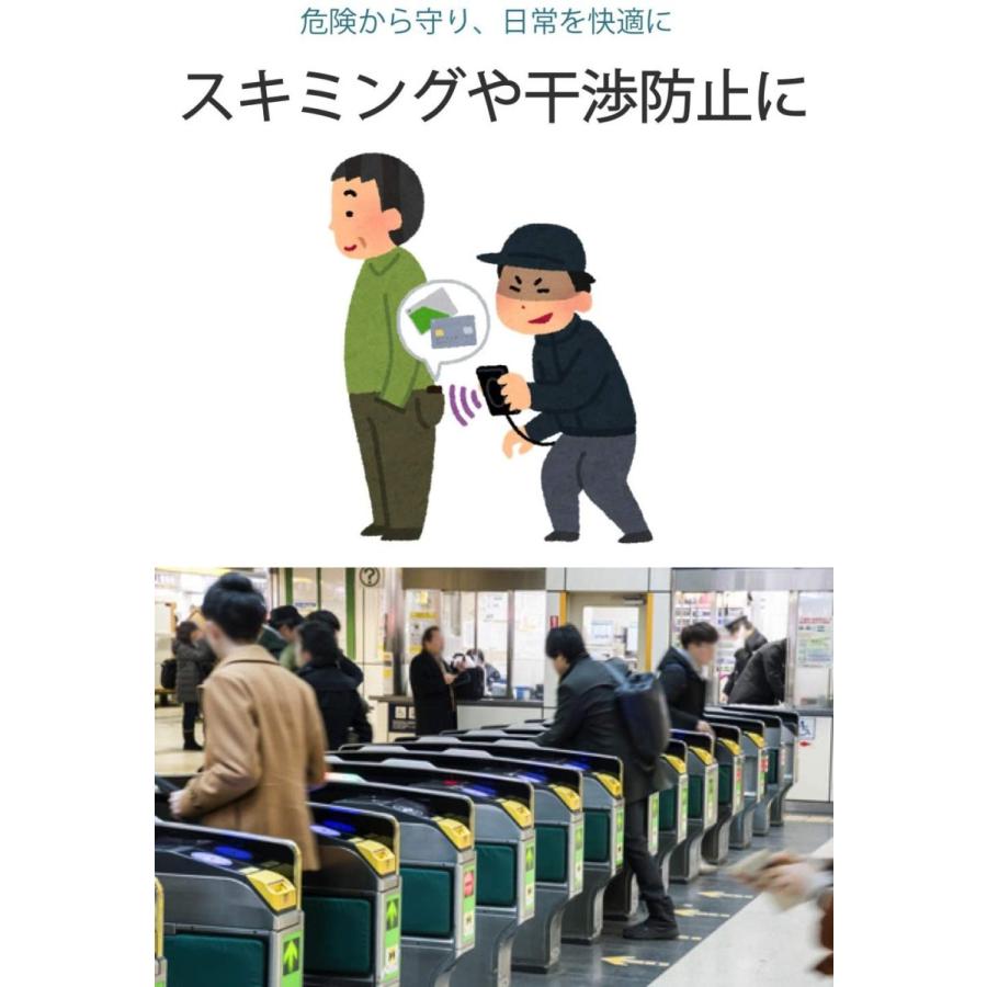 最大 オフ Wumio スキミング防止カードケース 3個セット Rfid磁気防止 カードスリーブ クレジットカードやキャッシュカード 交通系ic カードの Cisama Sc Gov Br