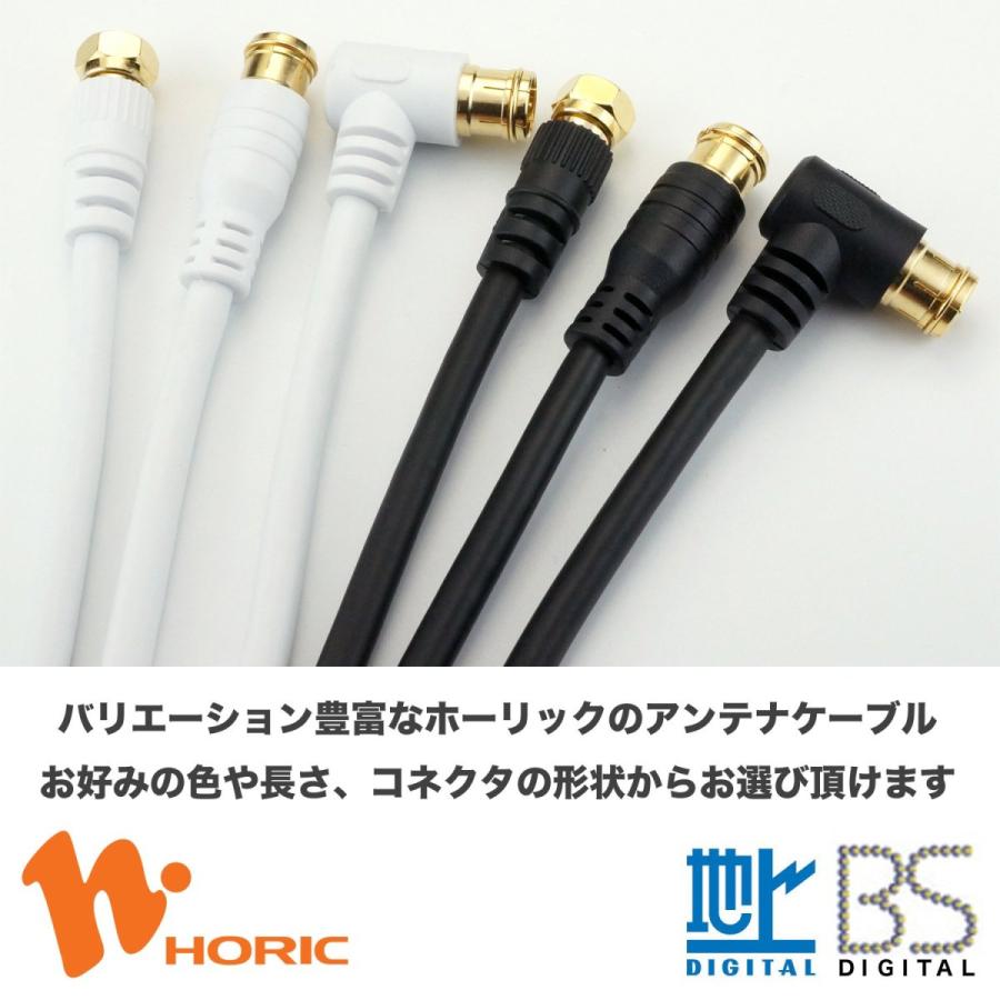 セールsale Off Horic アンテナケーブル S 4c Fb同軸 3 0m ホワイト Bs Cs 地デジ 4k8k放送対応 F型差込式 ネジ式コネクタ L字 Dprd Jatimprov Go Id