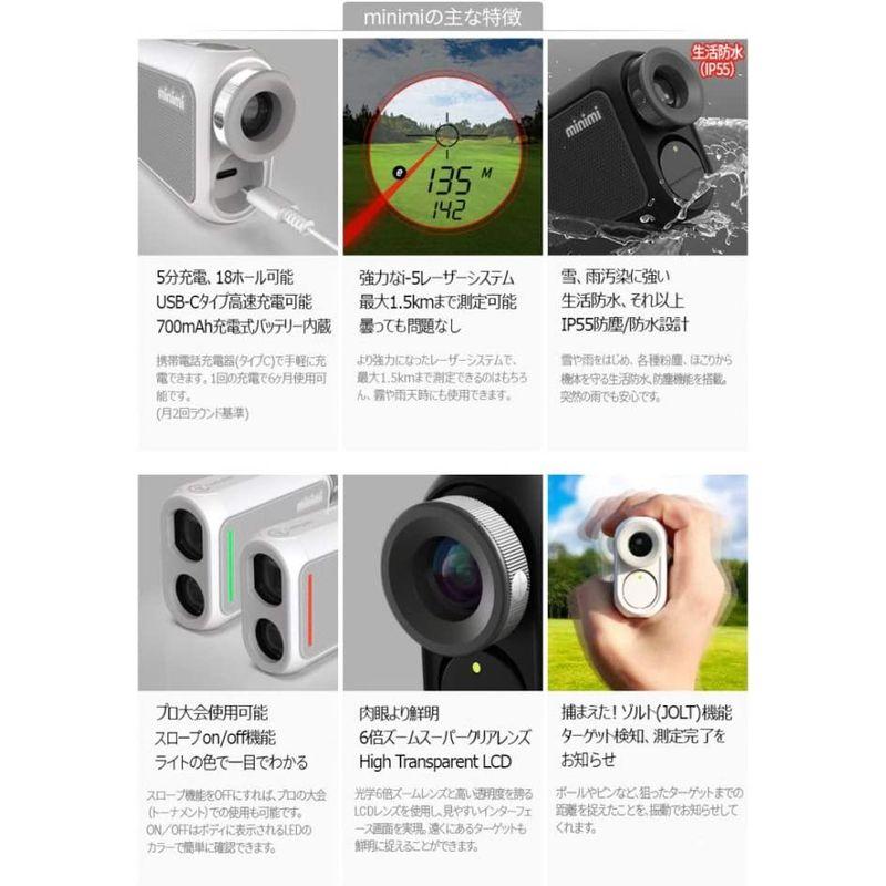 CaddyTalk(キャディトーク) ゴルフ 距離測定器 CaddyTalk minimi ミニミ レーザー距離計 CaddyTalk キャディトーク ゴルフ 距離測定器 minimi ミニミ レーザー距離計